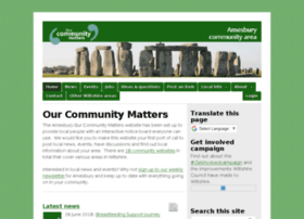 Amesbury.ourcommunitymatters.org.uk
