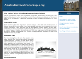 amsterdamvacationpackages.org