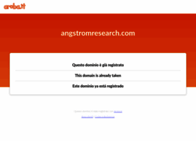 Angstromresearch.com