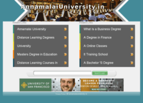 annamalaiuniversity.in