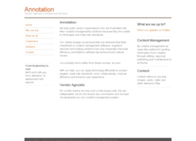 Annotation.co.uk