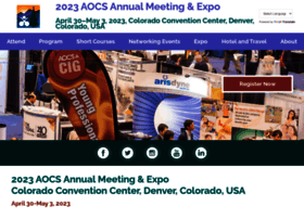 Annualmeeting.aocs.org