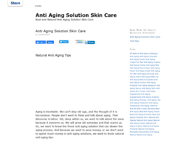 Anti-aging-solution-skin-care.healthnutritionsupplements.net