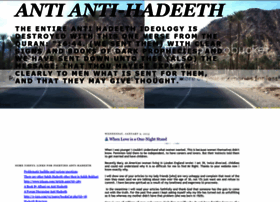 Antiantihadeeth.blogspot.com