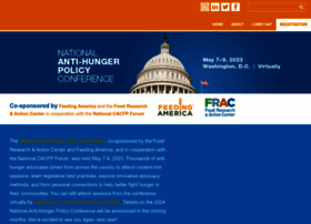 Antihungerpolicyconference.org