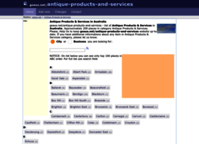 antique-products-and-services.goaus.net