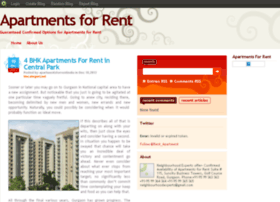 apartmentsforrentingurgaon.blog.com