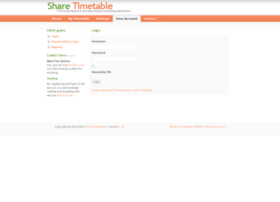 App.sharetimetable.com