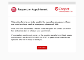 Appointments.cooperhealth.org
