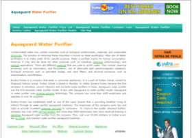 aquaguardwaterpurifier.org.in