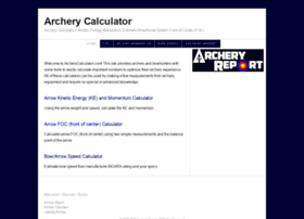 archerycalculator.com