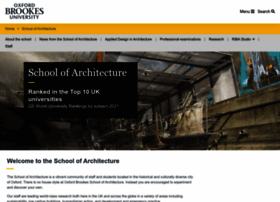 Architecture.brookes.ac.uk