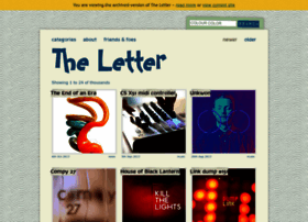 Archive.theletter.co.uk