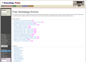 Archives.genealogytoday.com