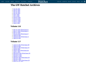 Archives.gwhatchet.com
