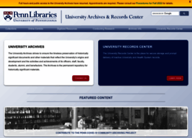 Archives.upenn.edu