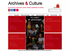 archivesetculture.fr