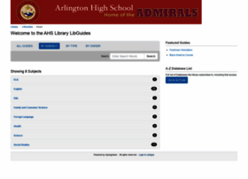 Arlingtonschools.libguides.com
