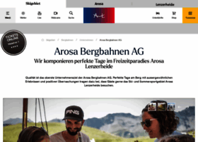 arosabergbahnen.com