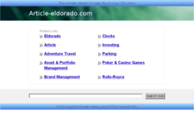 article-eldorado.com