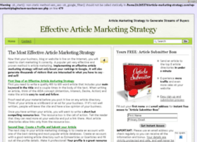 article-marketing-strategy.com