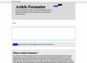 articleformatter.com