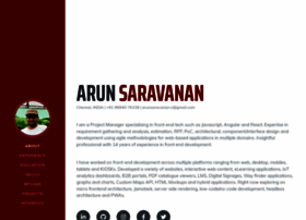arunsaravanan.com