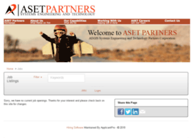 Asetpartners.applicantpro.com