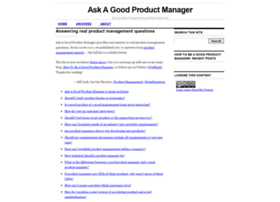 Ask.goodproductmanager.com