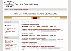 Ask.sonomalibrary.org