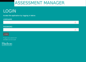 Assessmentmanager.hudson.com