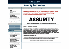 Assurity.toastmastersclubs.org