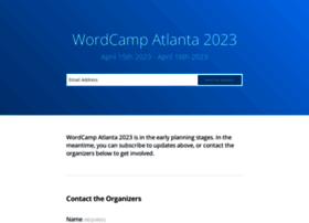 Atlanta.wordcamp.org