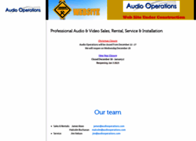 Audiooperations.com