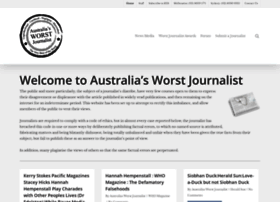 australiasworstjournalist.com.au