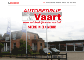 autobedrijfvandervaart.nl