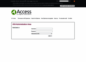 Ava.accesstohe.ac.uk