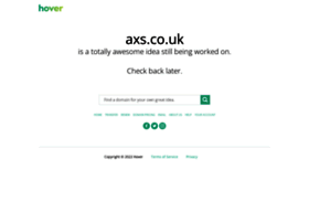 axs.co.uk