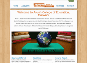Ayushcollegeofeducation.com