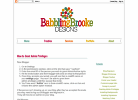 Babblingbrooketutorials.blogspot.com