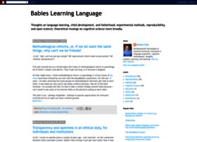 Babieslearninglanguage.blogspot.com