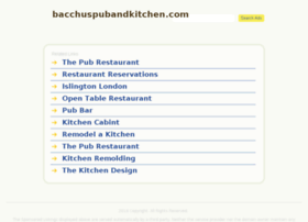 Bacchuspubandkitchen.com