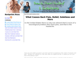 back-pain-relief-solutions.com