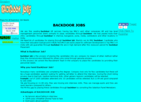 backdoorjob.in