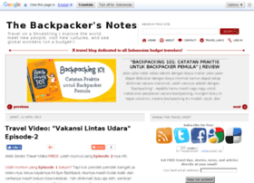 backpacker-notes.blogspot.com