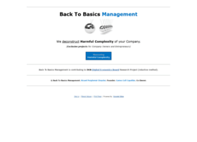 backtobasicsmanagement.com