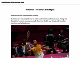 badminton-information.com