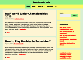 badmintoninindia.com