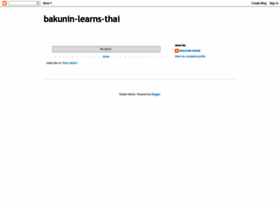 bakunin-learns-thai.blogspot.com