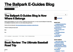 Ballparkinsider.mlblogs.com